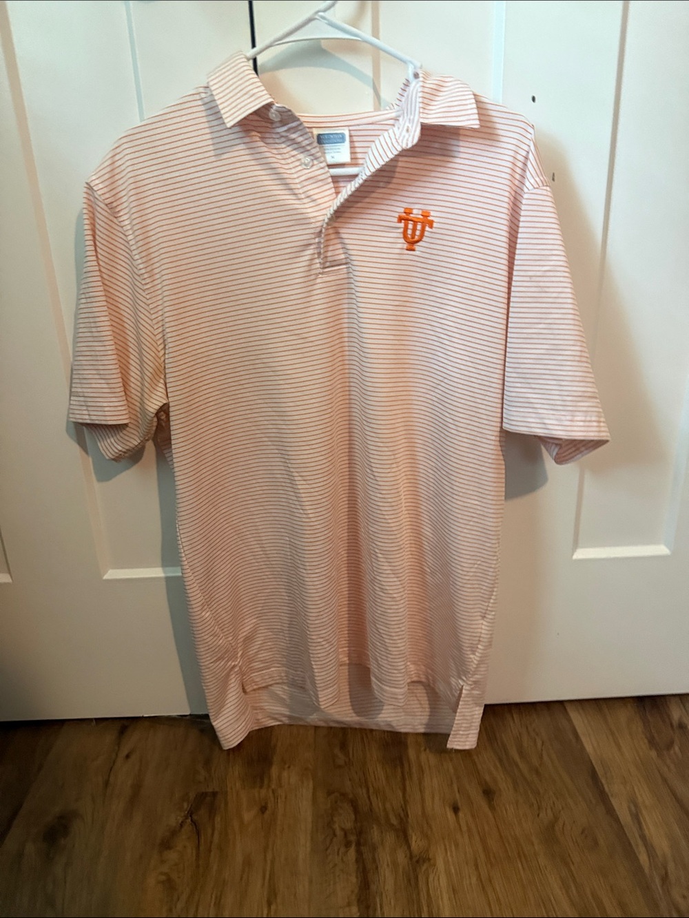 Volunteer Traditions Striped Polo with UT logo